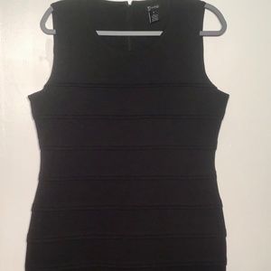 New Directions Women’s Black Sleeveless Bodycon Dress Size 14